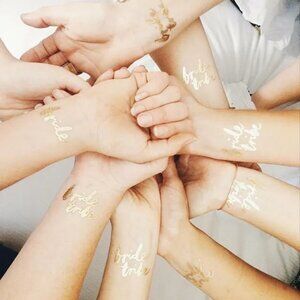 Bachelorette party tattoo & game set